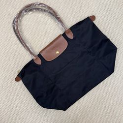 Le Pliage 70th Anniversary Women's Tote Bag (Medium, Black)