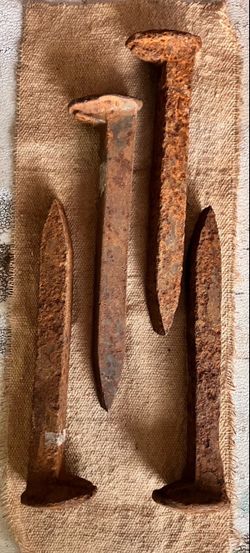 4 Railroad Spikes*Please see pics*price is for all