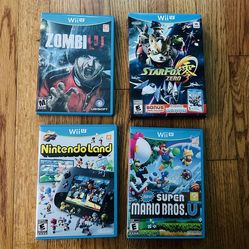 Nintendo Wii U Games - 4 Games - StarFox Zero (Sealed)