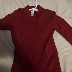 carters red baby girl dress 