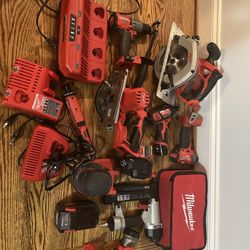 Full Set Of Milwaukee Tools