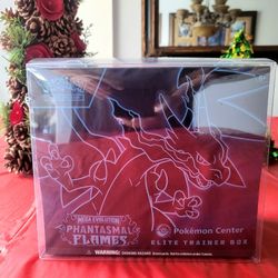 Phantasmal Flames Pokémon Center Exclusive ETB Elite Trainer Box w/ Protector Case