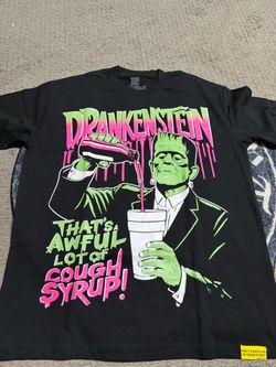 Black Drankenstein Graphic Tee – $50