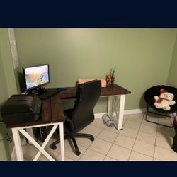 Farm House Style L Shaped Desk