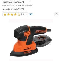 Mouse Sander Black+Decker KA2000-QS 120w