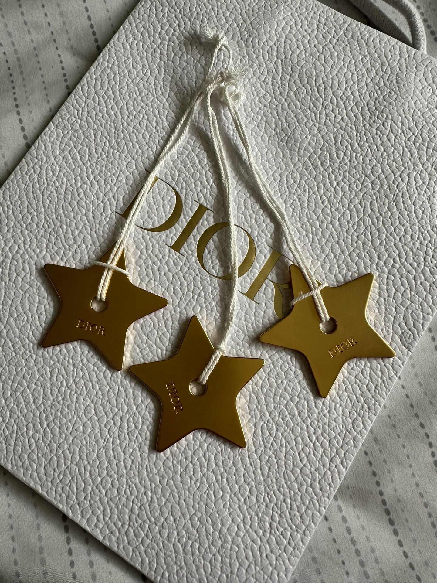 Dior Christian Dior star logo bag charm pendant key chain