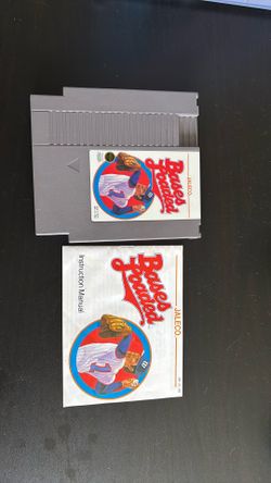 BASES LOADED -NES GAME & MANUAL!