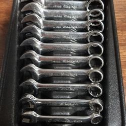 Snap On Short Stubby 12 Pt Combo Wrench Set