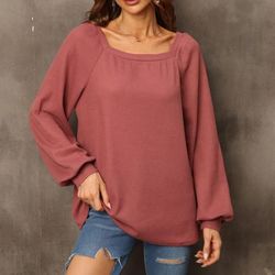 Feminine Blouse with Long Sleeves, sweatshirt size 2XL