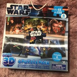 Star Wars 6 Pack Puzzle Box 3D