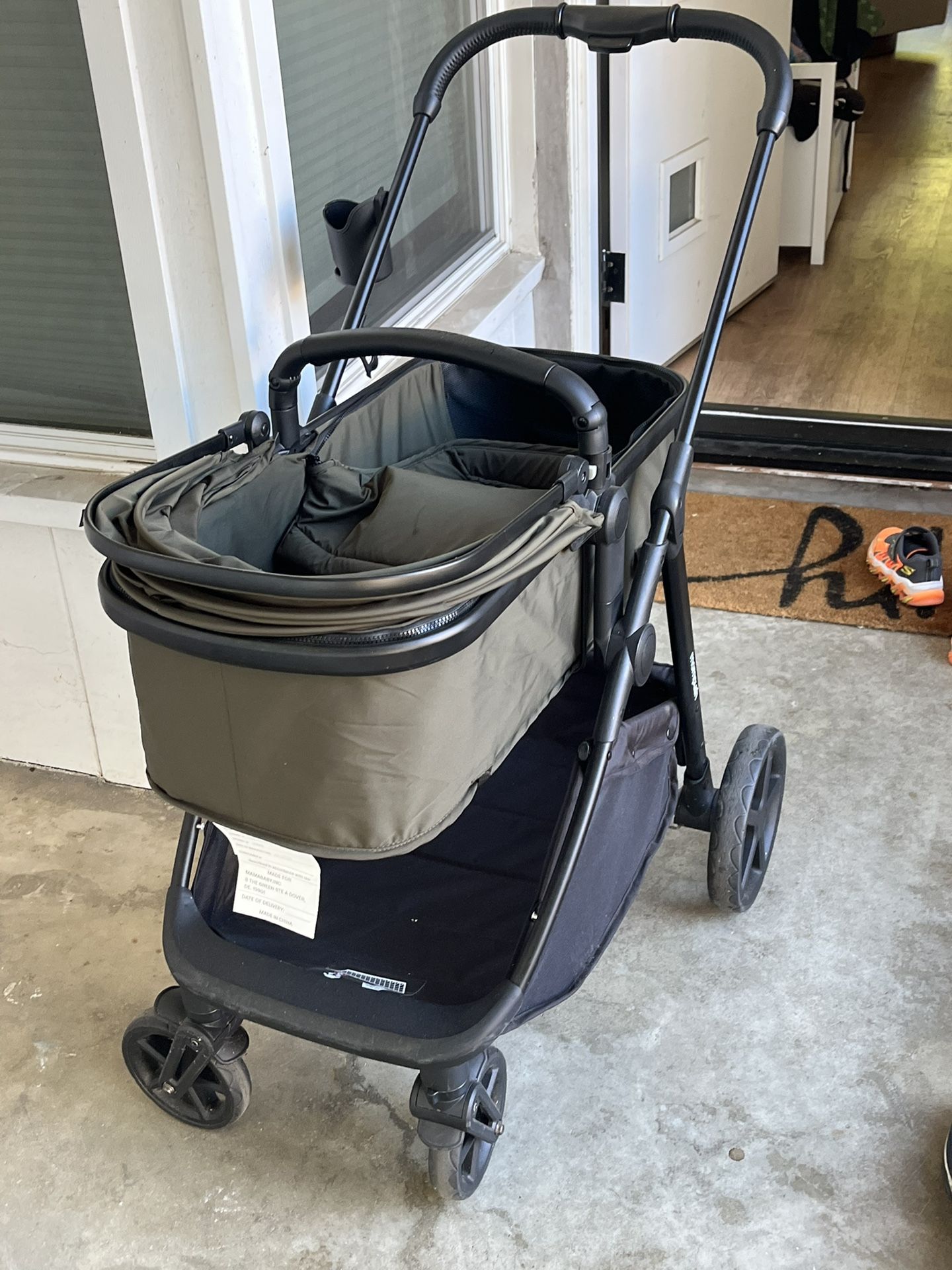 Mom Push Stroller -forest Green