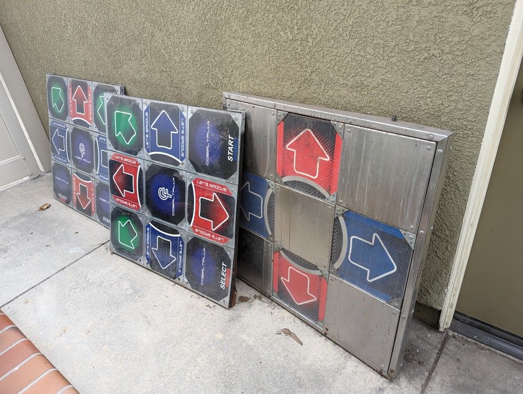 3x DDR Dance Dance Revolution dance pads custom Cobalt Flux for Sale in