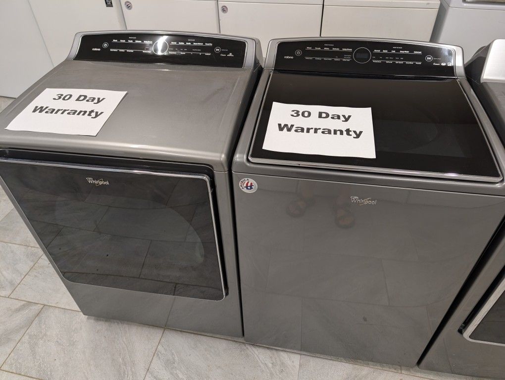 Whirlpool Cabrio Washer and Dryer set HUGE capacity