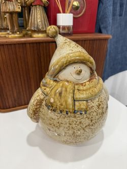 Ceramic snowman