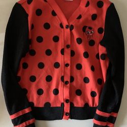 Miraculous Ladybug Girl Sweater Size Small