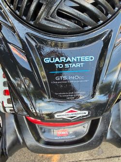 Toro gts mower 21 inches self propelled