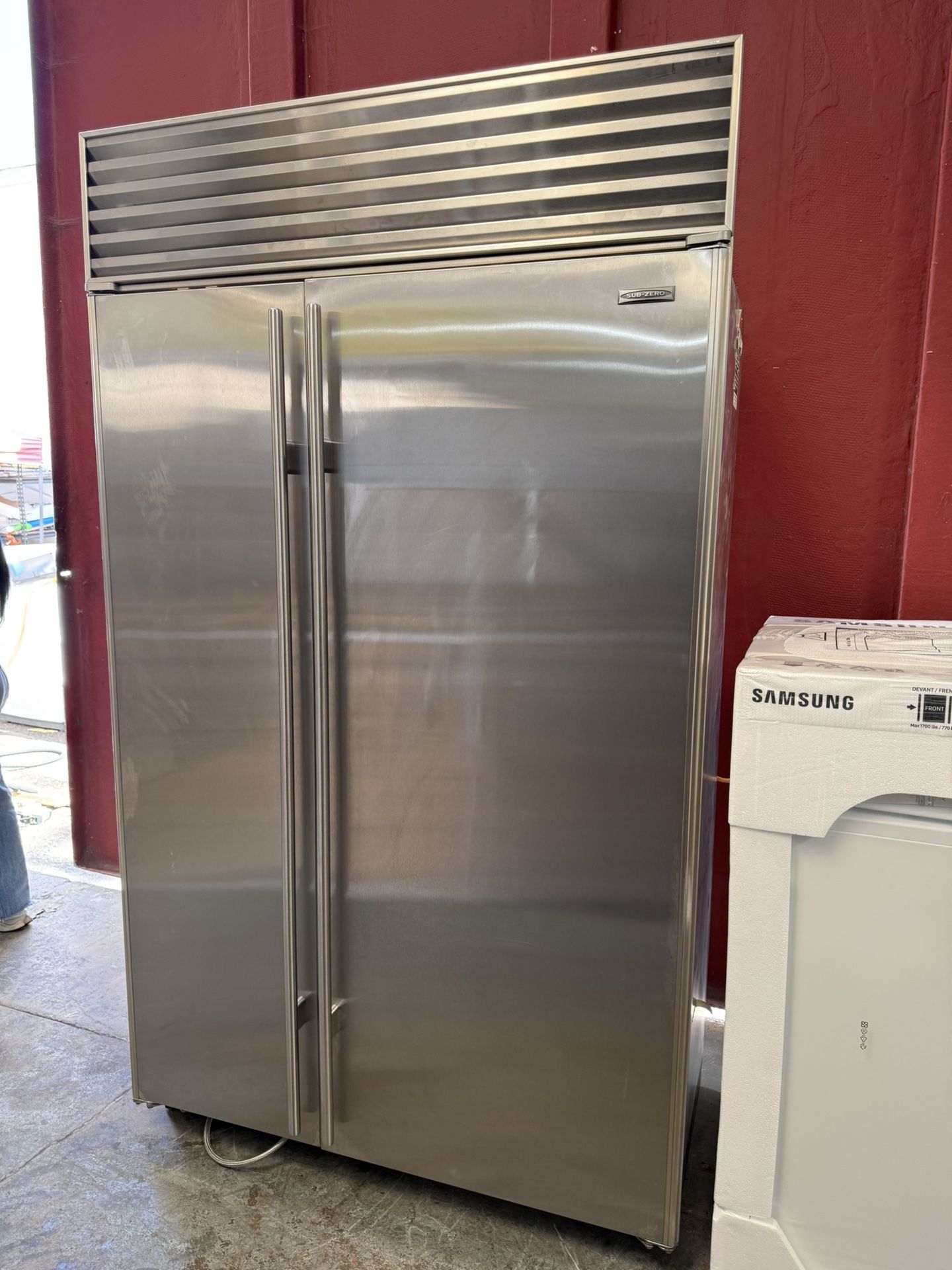 Sub Zero 48β built in side by side Refrigerator