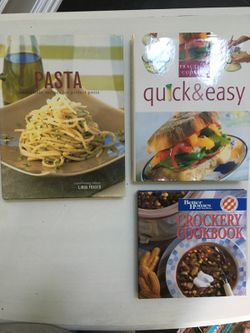 Hard cover cook books