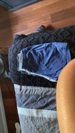 Uniqlo shorts light blue grey and dark blue worn a few times