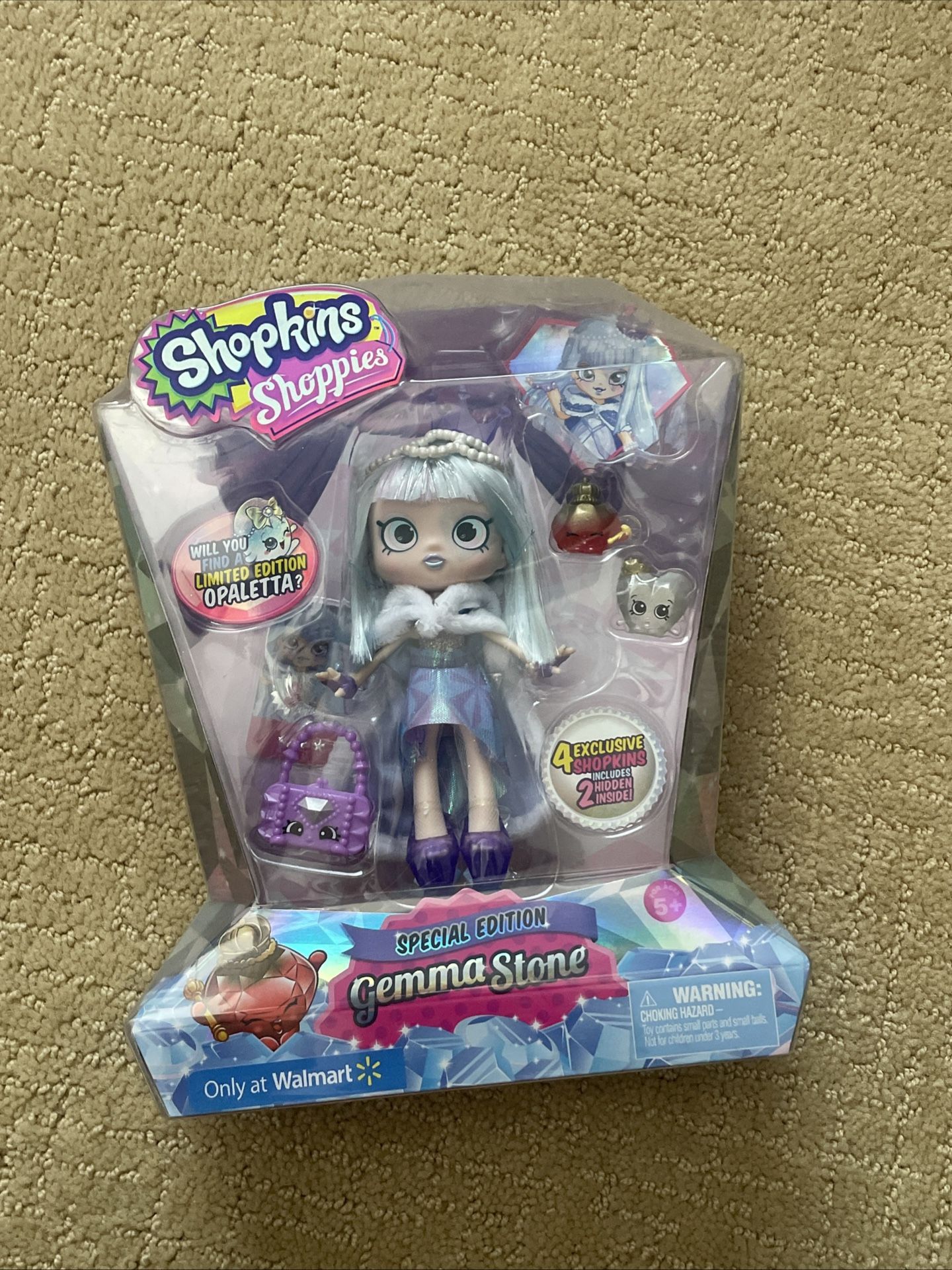 shopkins gemma stone doll | SEALED
