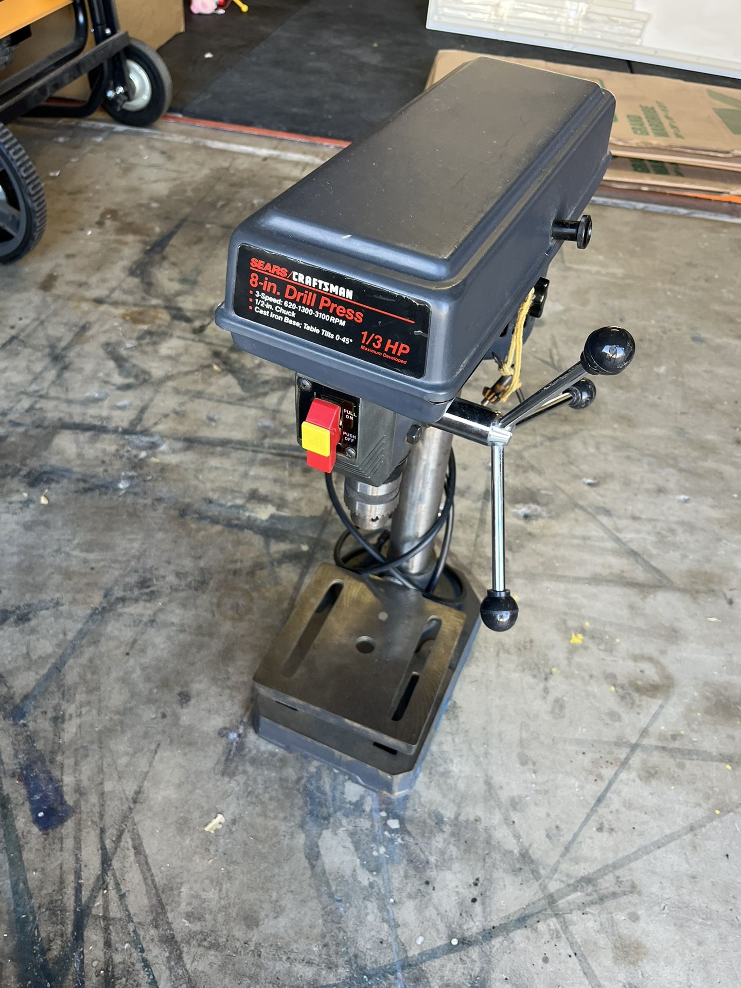 8in Drill Press Craftsman