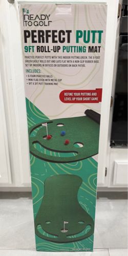 PERFECT PUTT 9FT ROLL-UP PUTTING MAT