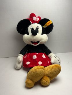 Disney Steiff Minnie Mouse Plush Toy - Authentic Collectible