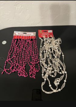 Christmas Beaded Garlands For Small X-mas  Tree