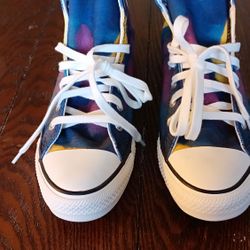 Converse Chuck Taylor High Top Tie Dye Mens 7,  Womans 9