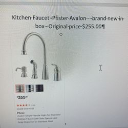 Faucet Kitchen   Llave Fregadero 