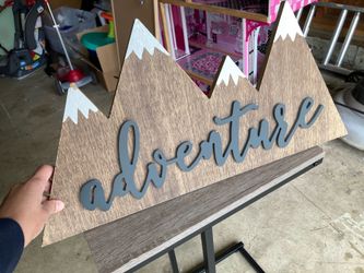 Home decor “Adventure” sign