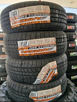 185/60/15 ARROYO (4 TIRES NEW) INCLUDED INSTALLATION AND BALANCING (PROMOTION)✅