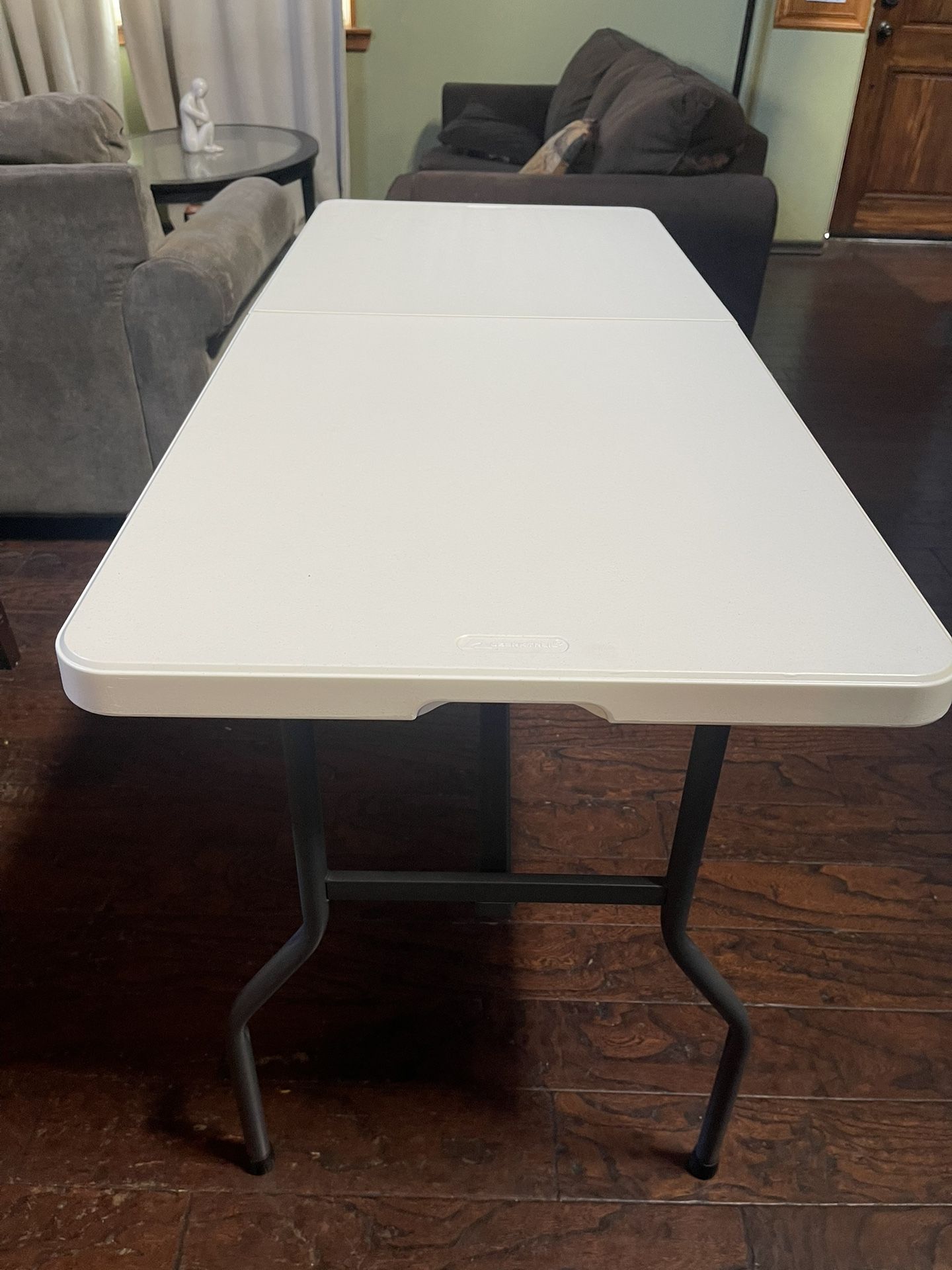 Portable White Folding Table