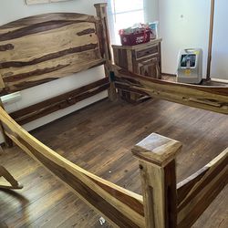 Bed Frame, Dresser, and Nightstand