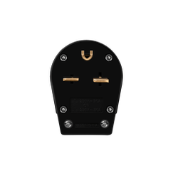 ENERLITES - Straight Blade Angle Replacement Male Plug 250VAC, 6-30/50Amp