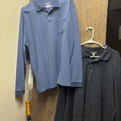 Van Heusen long sleeve polo