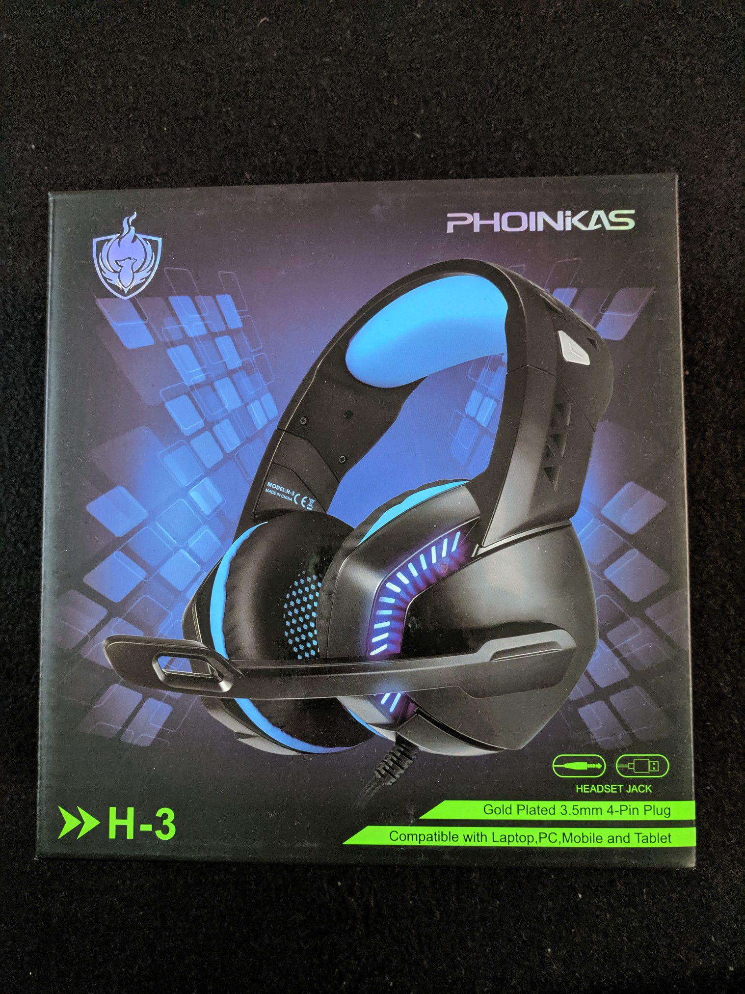USB Gaming Headset for Xbox One, PS4, PC