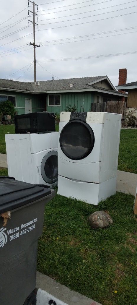 Washer/dryer for parts