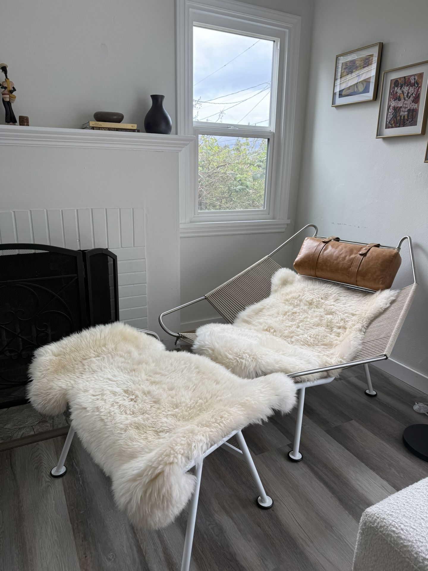 Rove Concept chair + ottoman+ bonus throw blanket. Original price for both is $3997.