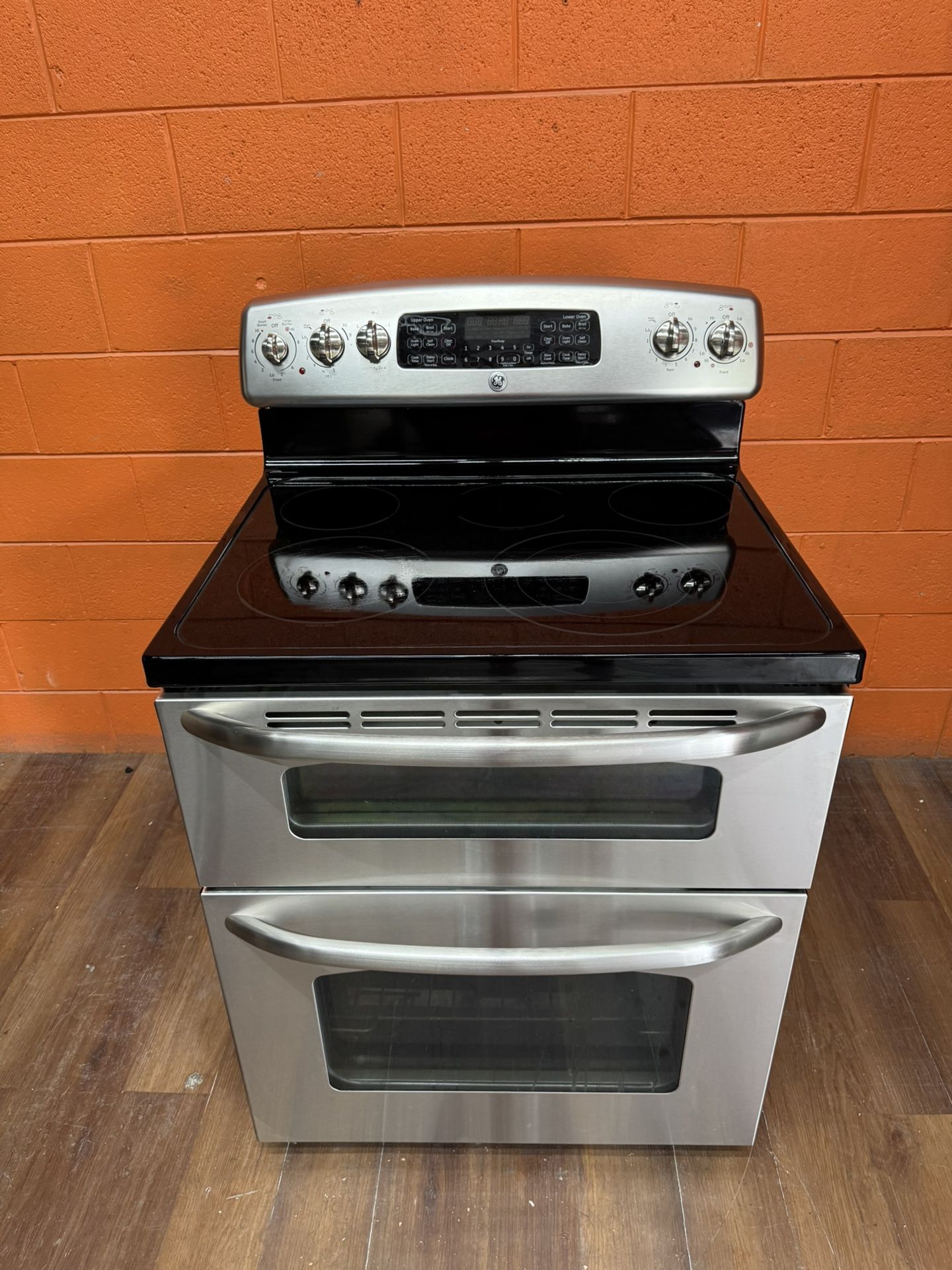 double oven electric stove