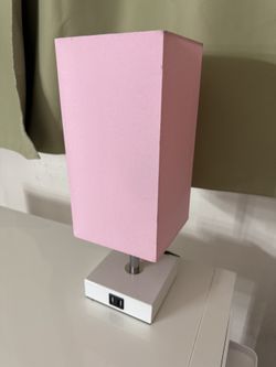Pink Bedside Touch Lamp