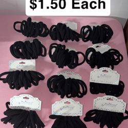 Hair Ties 16 Count $1.50 Each 