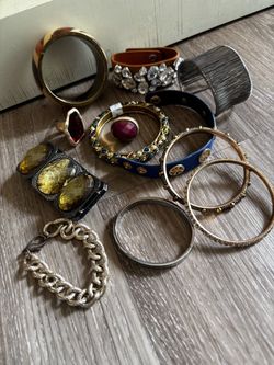 Mixed Bracelet and Bangle Jewelry Lot