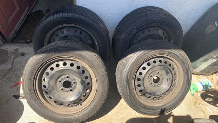 1 brand new 3 used Tires