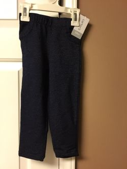 New with tags Carter’s navy blue and gold pants 24mo gold on gold pants 24mo. $7.00 EACH FIRM. Local pick up 27610 27529 27603 27545
