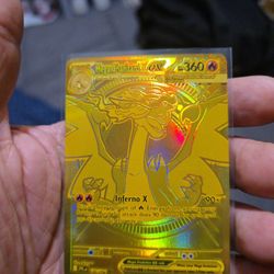Gold Charizard Misprint