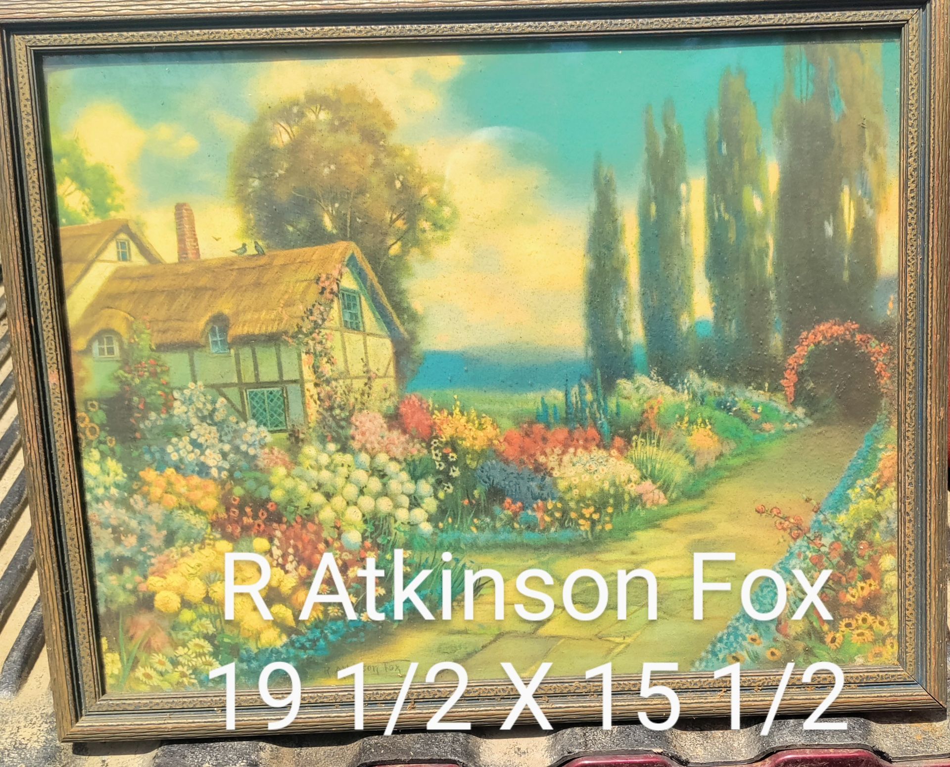 R Atkinson Fox Painting