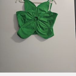 Grenn Flower Top