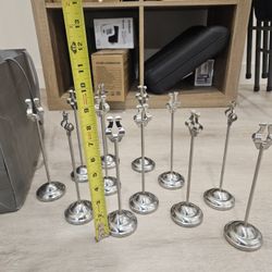 Metal sturdy table number holders