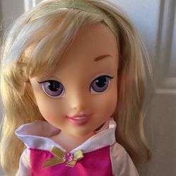 Disney Store Princess Collection Aurora 15" Toddler Doll Sleeping Beauty